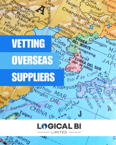 vetting overseas suppliers Fractional CFO | Business Financial advisor